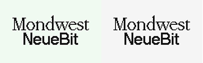 Pangram Pangram Foundry released Montwest and NeueBit.