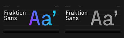 Juri Zaech released Fraktion Sans.