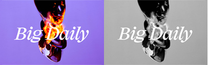 Production Type released Big Daily designed by Alaric Garnier.