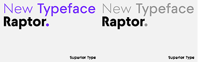 Superior Type released Raptor.