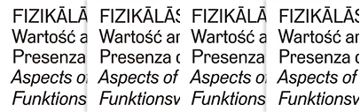Forgotten Shapes released Neue moderne Grotesk and Normal-Grotesk.