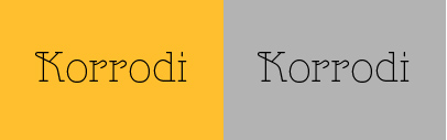 Feliciano Type released Korrodi‚ a mono-linear version of Arnold Böcklin.