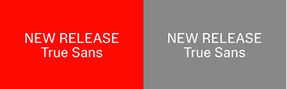 Bold Decisions released True Sans.