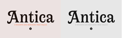 Sudtipos released Antica designed by Alejandro Paul.