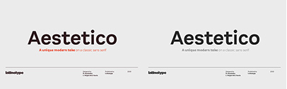 Latinotype released Aestetico.