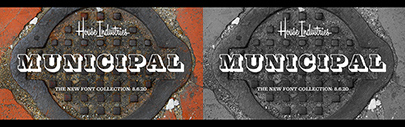 House Industries released Municipal&sbquo; which comes in six weights + italics. It also includes Stencil&sbquo; Shadow&sbquo; and Patterns.