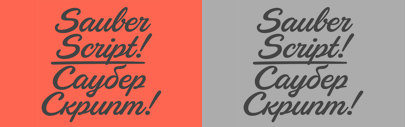 Type.today released Sauber Script. It now supports Cyrillic and Greek.
