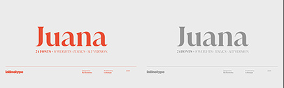 Latinotype released Juana designed by Eli Hernández.