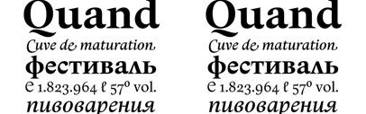 Trivia Humanist‚ a new serif typeface by Storm Type Foundry.
