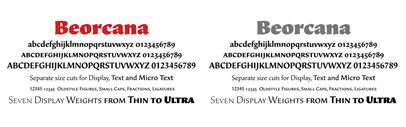 Beorcana‚ designed by Carl Crossgrove and won TDC2 in 2007. 50% off till July 5th.