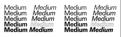 Lineto released LL Medium designed by Robert Huber.