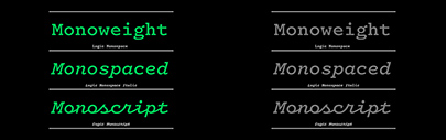 MCKL released Logic Monospace and Logic Monoscript.