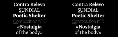 Lygia was updated to version 1.0 and graduated from Future Fonts.