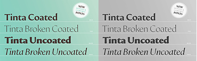 Tipografies released Tinta.