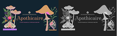 Sudtipos released Apothicaire designed by Alejandro Paul.
