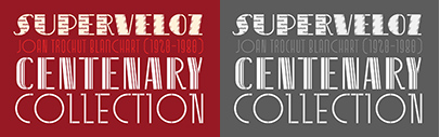 Typerepublic released SuperVeloz Centenary Collection. Introductory offer 30% off until January 6th. Check a tweet of theirs for the coupon code.