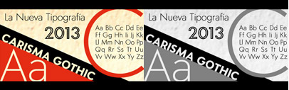 Carisma Gothic Light and Bold by CastleType.
