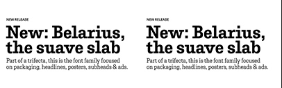 Type Together released Belarius.