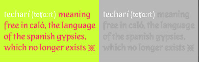 Techarí&sbquo; a new typeface by Pilar Cano&sbquo; a designer of Edita.