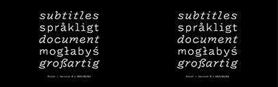 Dolph designed by Joona Louhi was added to Future Fonts.