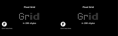 Caron twice released Pixel Grid.
