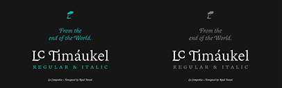 LC Timaukel designed by Compañía Tipográfica de Chile was added to Future Fonts.