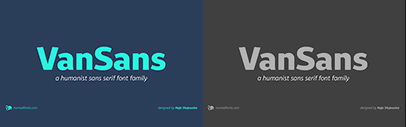 Nomad Fonts released VanSans.