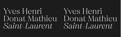 Emtype Foundry released Chiaroscura.