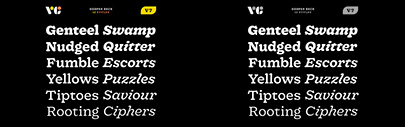 Gooper Deck designed by Very Cool Studio was added to Future Fonts.