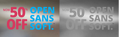 Matteson Typographics released Open Sans Soft.