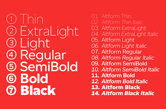 CoType Foundry released Altform.