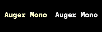 Signal Foundry released Auger Mono.