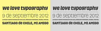 Grota&sbquo; a grotesque unicase family by Latinotype. Introductory offer; Grota family is $19 instead of $126 till September 3rd.