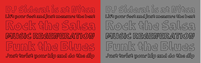 Typerepublic released Groundbeat Outline designed by Ricard Garcia and Andreu Balius.