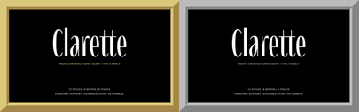 Clarette has crossed the finish line and graduated from Future Fonts.