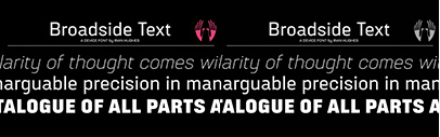 Device released Broadside Text.