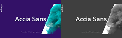 Mint Type released Accia Sans.