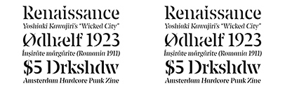 Typotheque released Maro designed by Nikola Djurek.