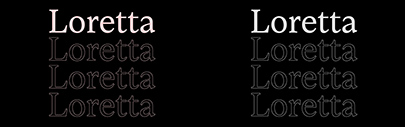 Loretta has crossed the finish line and graduated from Future Fonts.
