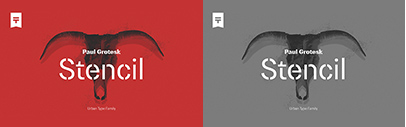 Artill released Paul Grotesk Stencil.