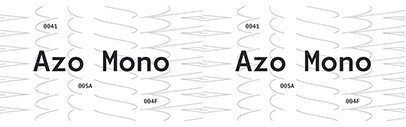 R-Typography released Azo Mono designed by Rui Abreu and Francisco Torres.