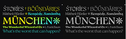 Sudtipos released Milanesa Serif designed by Andrés Felipe Ramírez.
