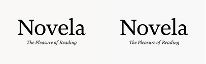 Atipo Foundry released Novela.
