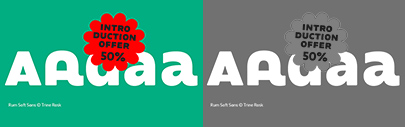 Trine Rask released Rum Soft Sans.