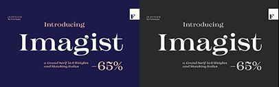 Fenotype released Imagist designed by Teo Tuominen‚ Erik Jarl Bertell‚ and Emil Karl Bertell.