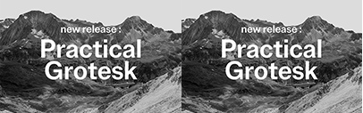Apex Type Foundry released Practical Grotesk.