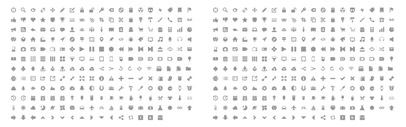 Geomicons Squared‚ a calm‚ assured icon font by Brent Jackson.