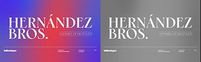 Latinotype released Hernandez Bros.