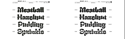 Mushy designed by Lewis McGuffie was added to Future Fonts.