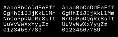 CoType Foundry released Aeonik Mono and Aeonik Fono.